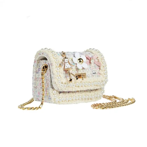 'Miss Belle' Cream Purse - Picture 2 of 5